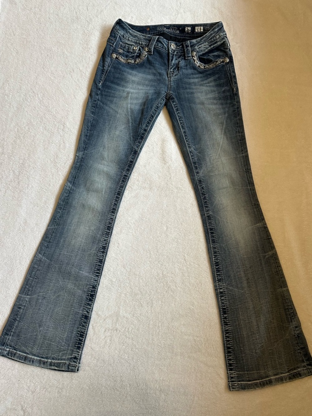 Miss Me signature bootcut jeans size 26